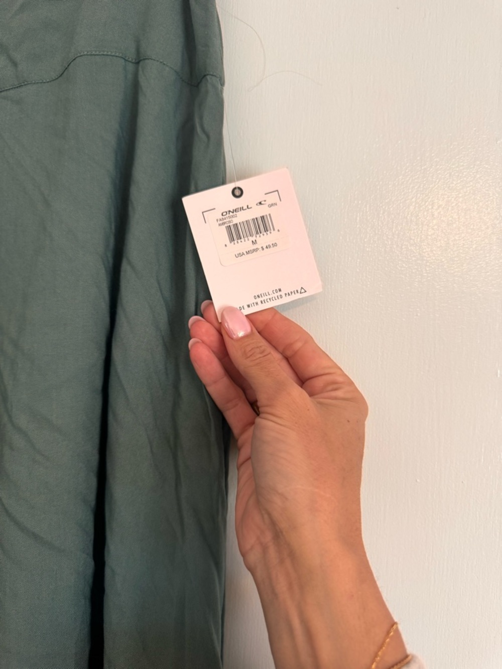 Flowy Olive Green Swim skirt Cover-up - Picture 3 of 7